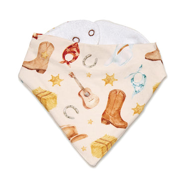Cowboys Organic Dribble Bib | Snuggle Hunny