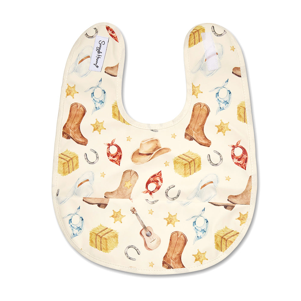 Cowboys Snuggle Bib - View 2
