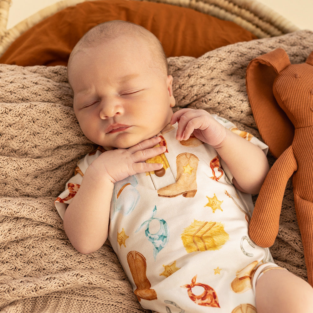 Cowboys Short Sleeve Organic Bodysuit - View 13