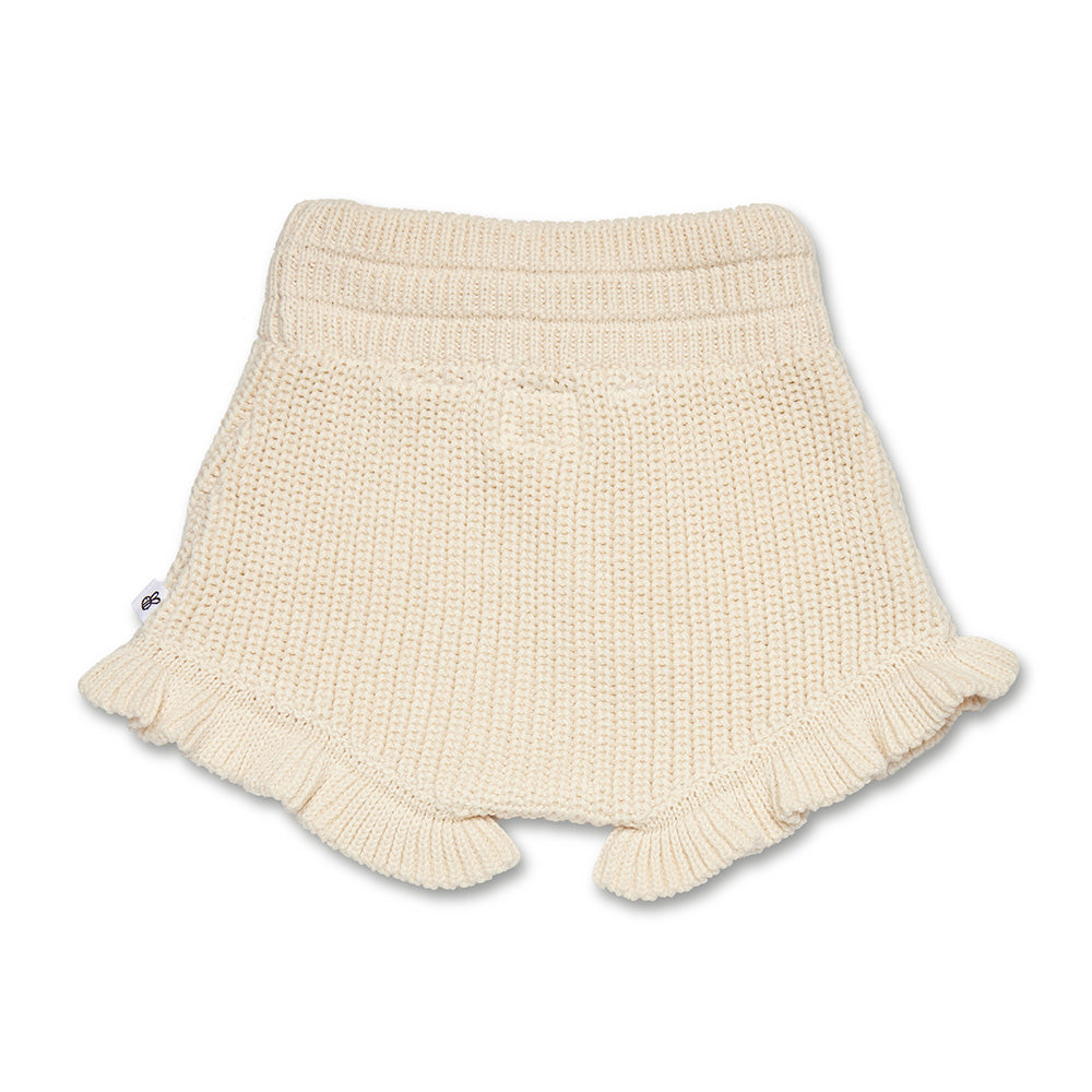 Cream Organic Cotton Knit Bloomers - View 7