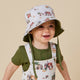 Diggers & Tractors Reversible Cotton Bucket Hat - Thumbnail 6