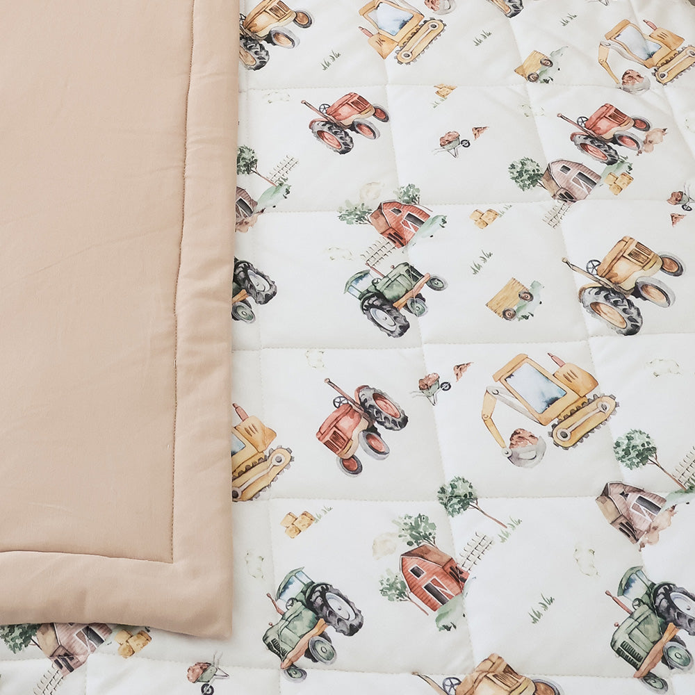 Bundle - Diggers & Tractors Cot Comforter & Toddler Pillowcase - View 3