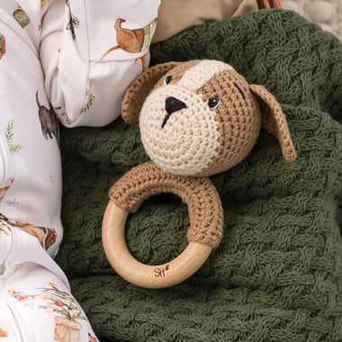Handmade Dog Crochet Rattle | Snuggle Hunny