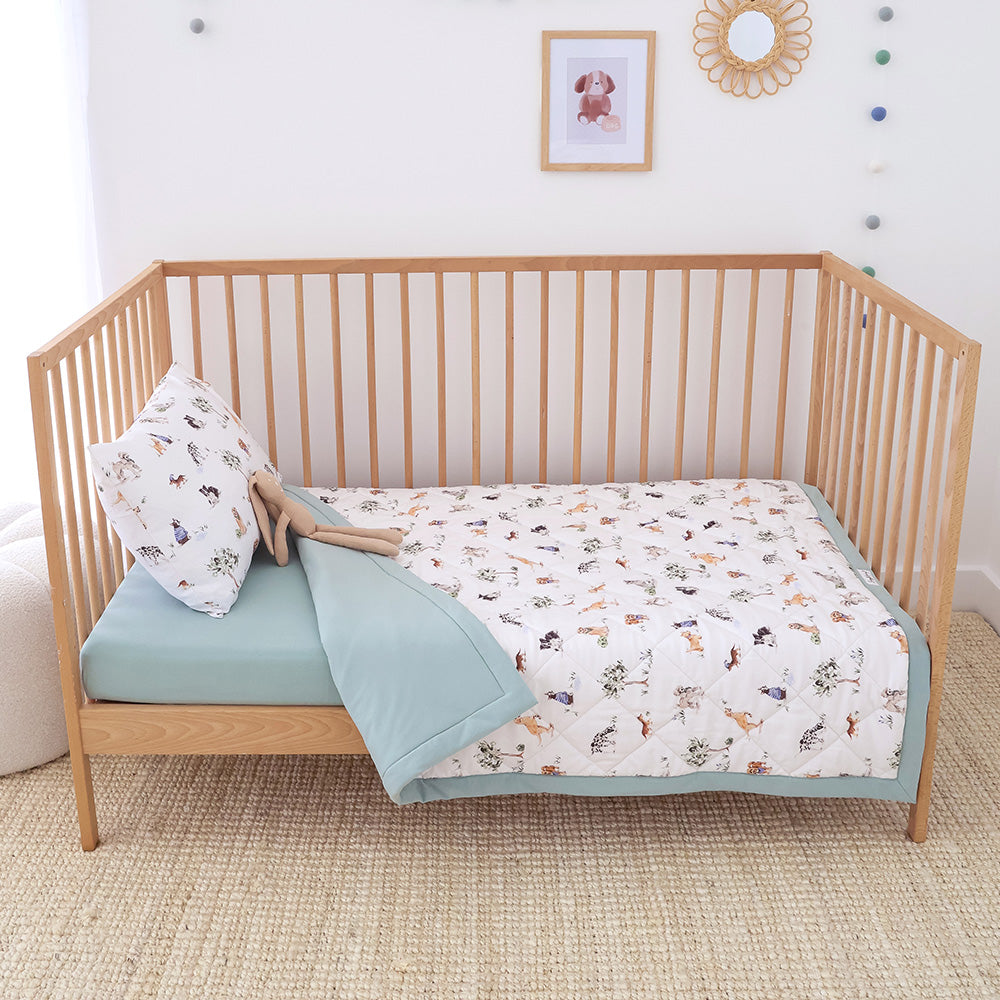Bundle - Dog Park Cot Comforter & Toddler Pillowcase - View 1