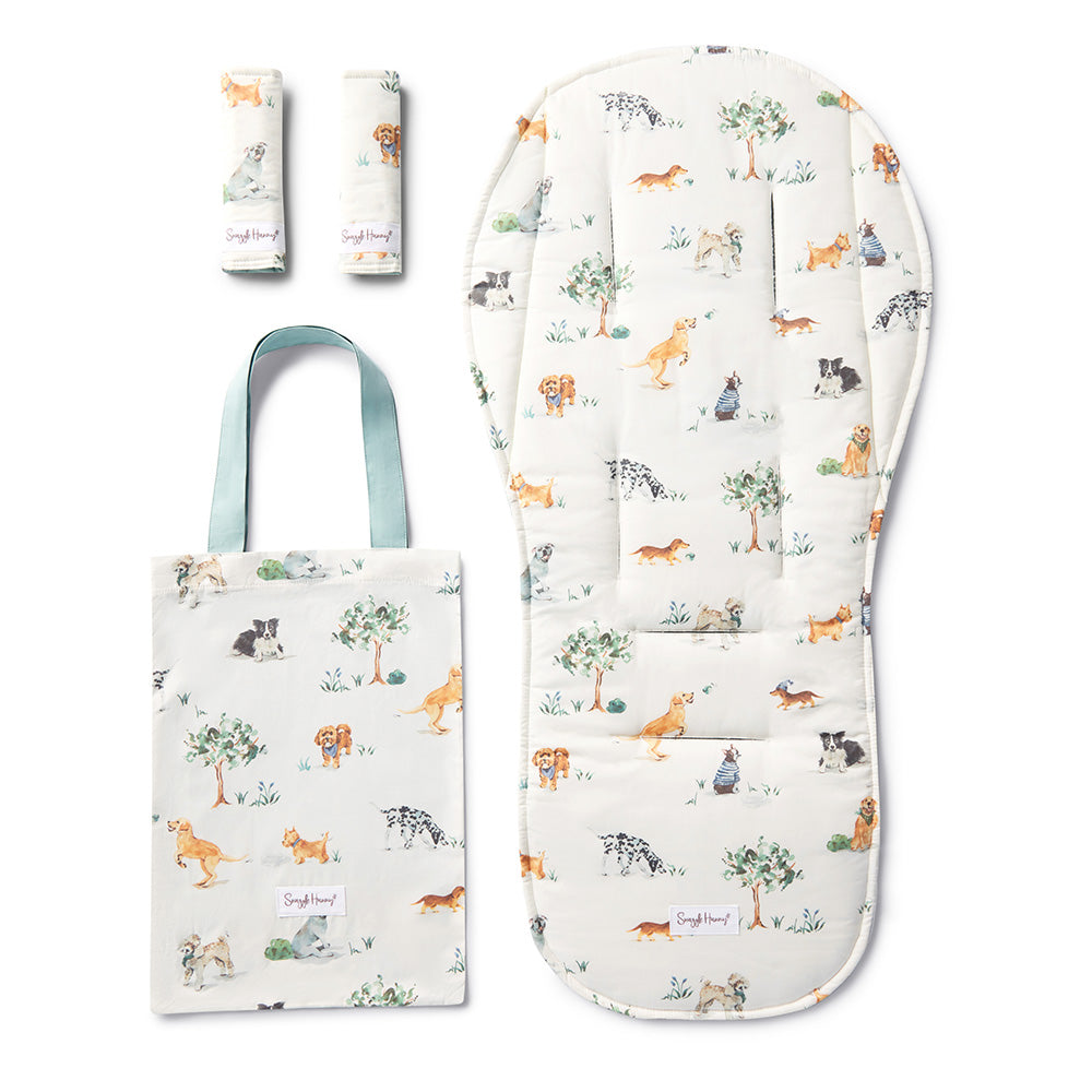 Bundle - Dog Park Pram Liner & Strap Cover Set - View 1