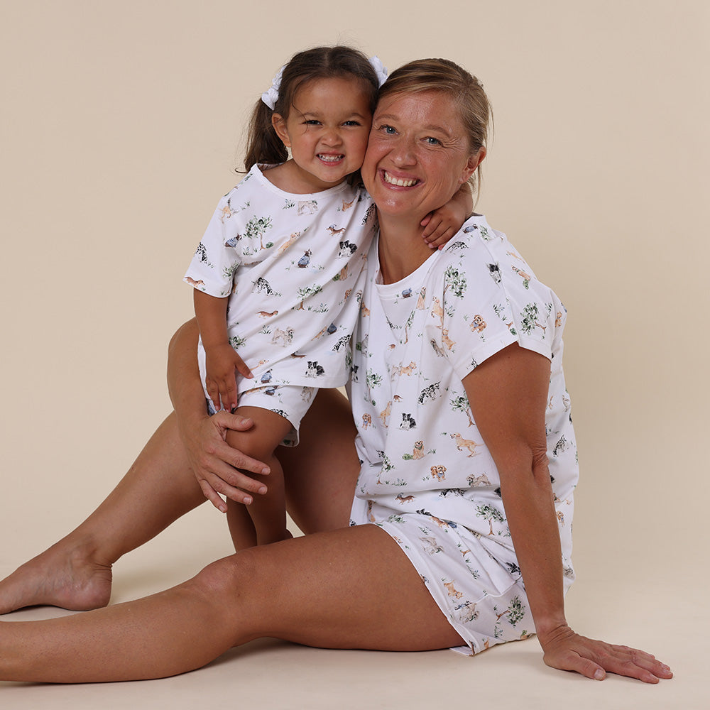 Dog Park Organic Kids PJ Set - View 6
