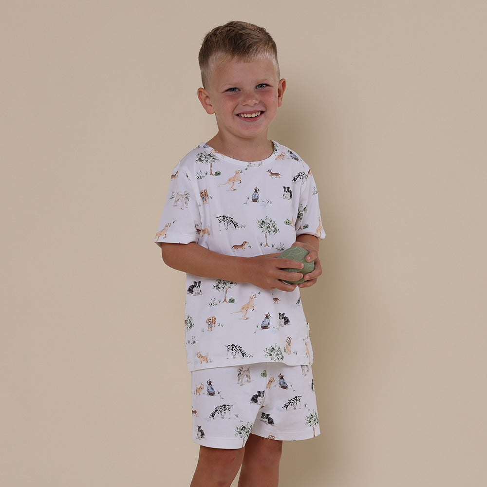 Dog Park Organic Kids PJ Set - View 3