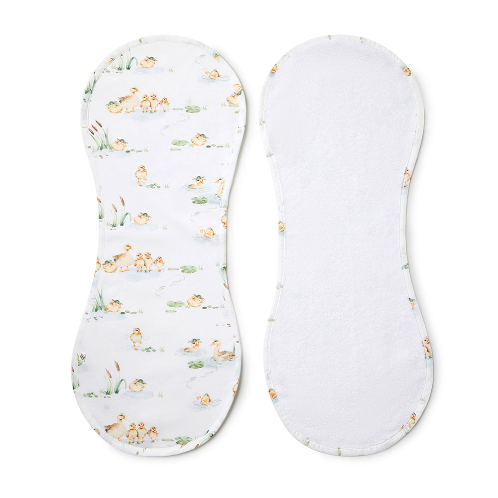 Duck Pond Organic Cotton Burp Cloth - View 2