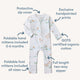 Duck Pond Organic Snugglesuit Convertible Romper - Thumbnail 4