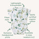 Eden Short Sleeve Organic Bodysuit - Thumbnail 4