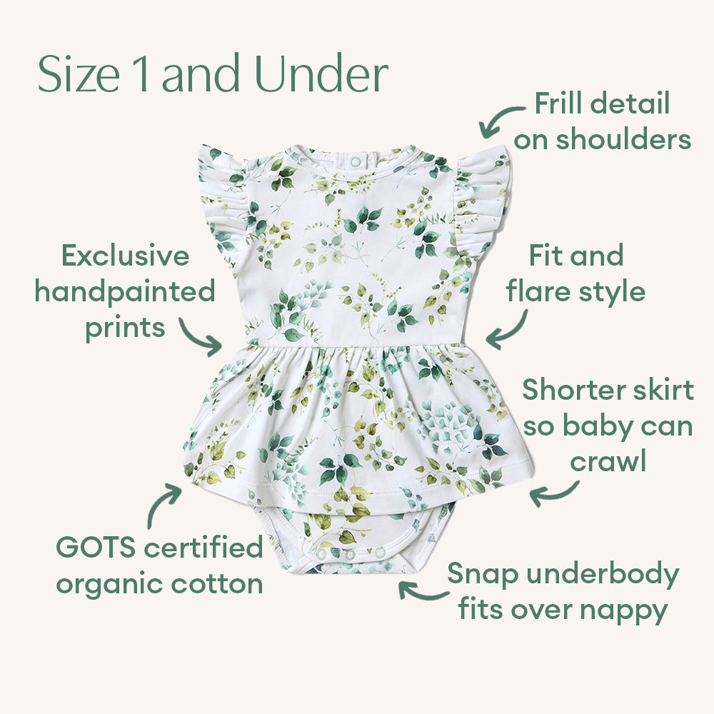 Eden Short Sleeve Organic Dress - View 4