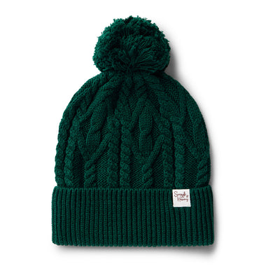 Emerald Organic Adult Knit Beanie | Snuggle Hunny