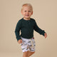 Emerald Long Sleeve Organic Bodysuit - Thumbnail 13