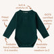 Emerald Long Sleeve Organic Bodysuit - Thumbnail 7