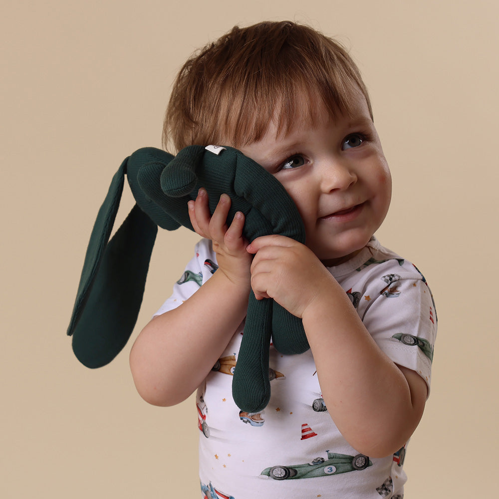 Organic Snuggle Bunny - Emerald - View 2