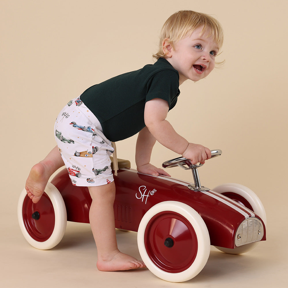 Emerald Short Sleeve Organic Bodysuit - View 5