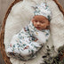 Eucalypt Snuggle Swaddle & Beanie Set-Snuggle Hunny