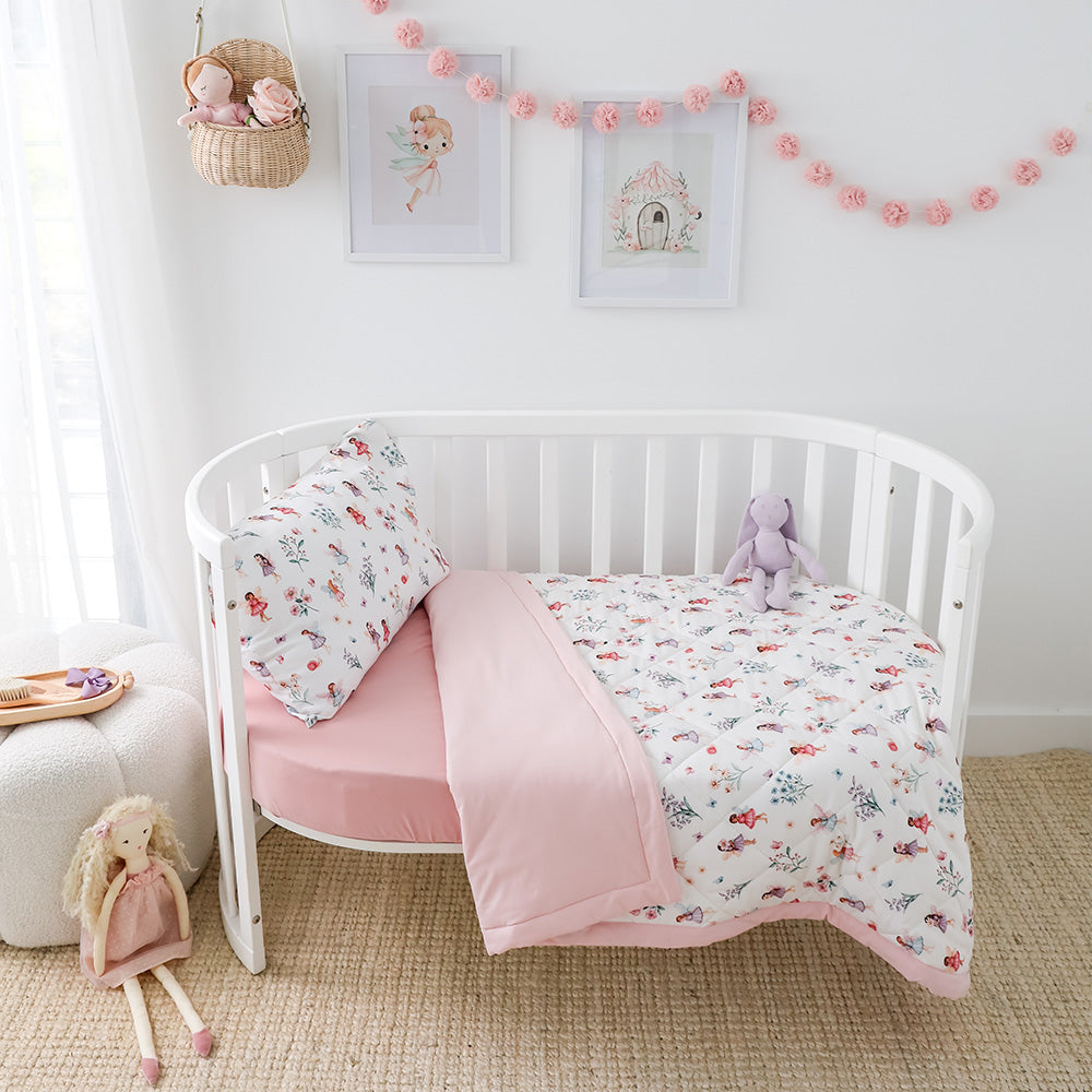 Fairy Garden Organic Cotton Toddler Pillowcase - View 4