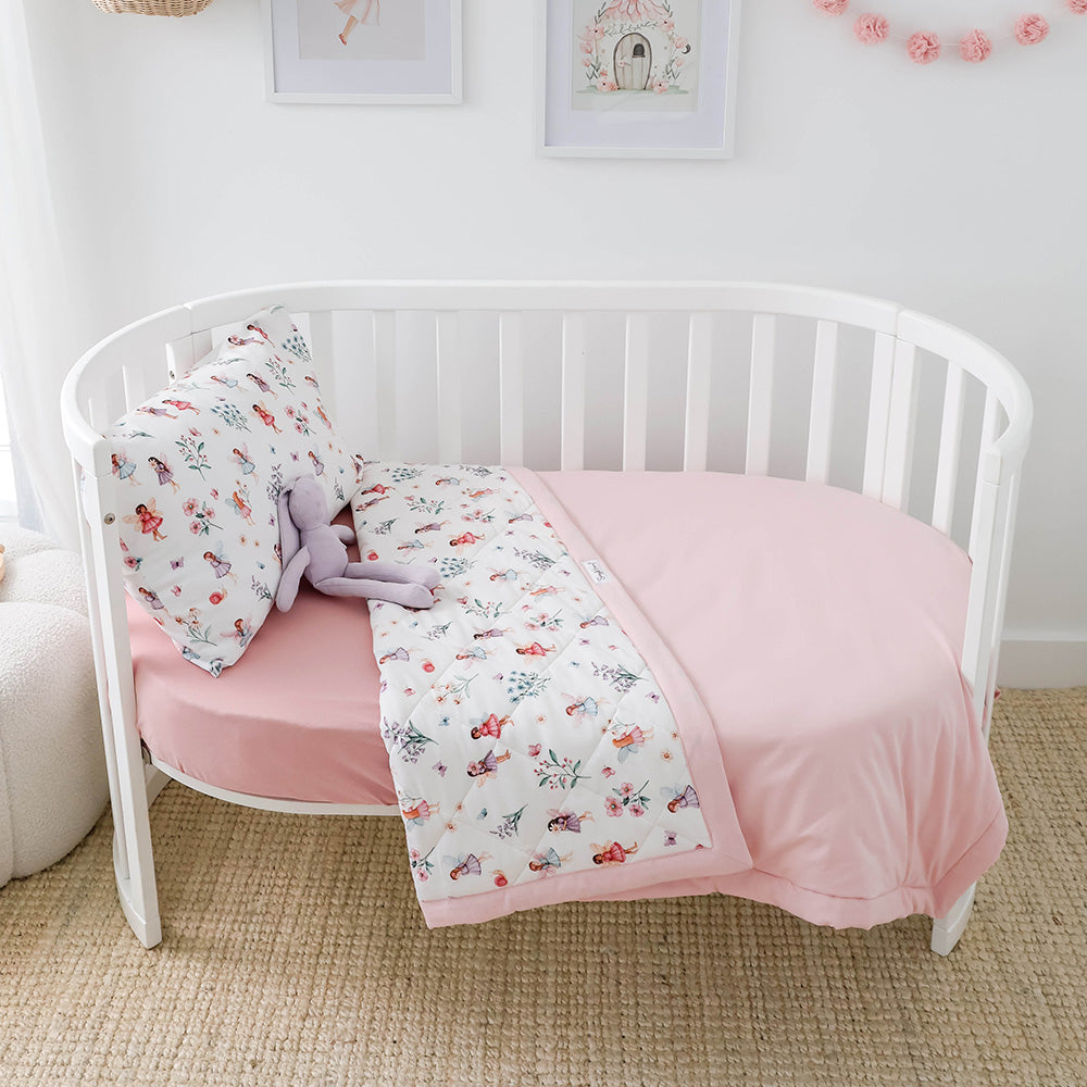 Bundle - Fairy Garden Cot Comforter & Toddler Pillowcase - View 4