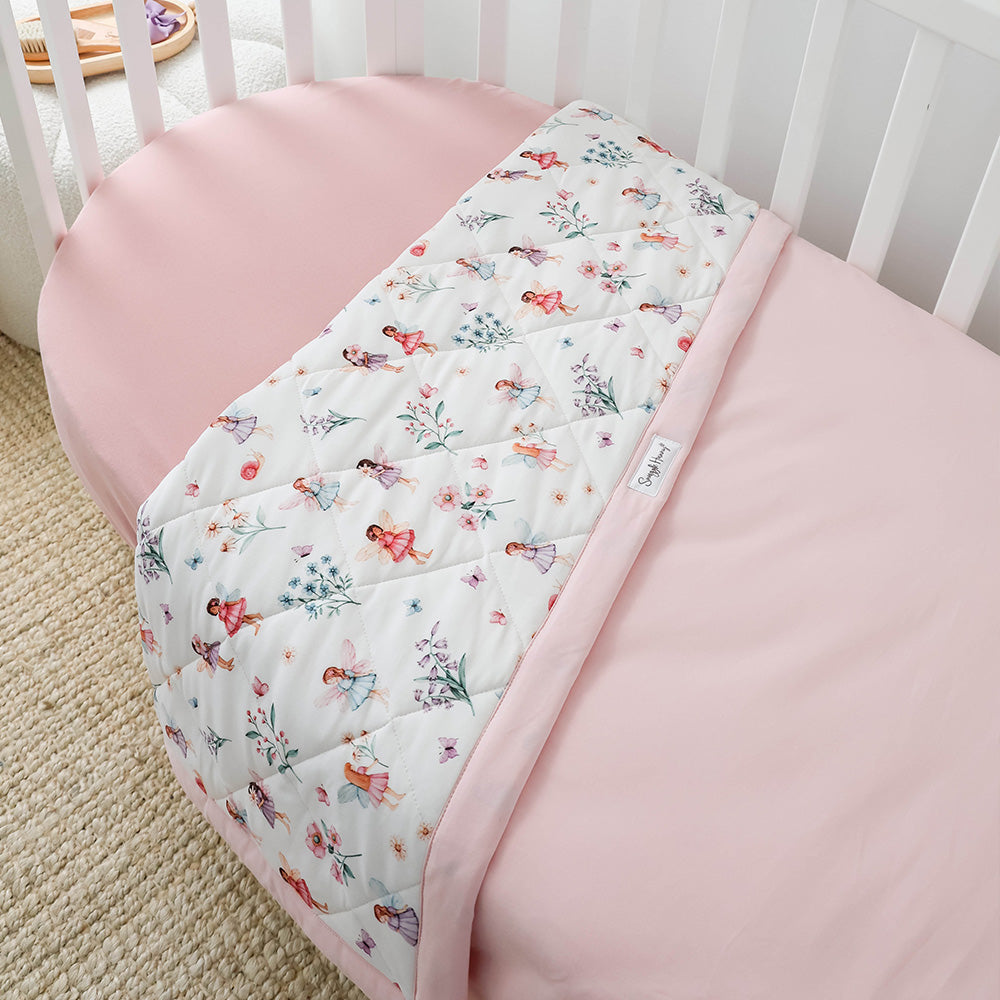 Fairy Garden Organic Cotton Cot Comforter - View 4