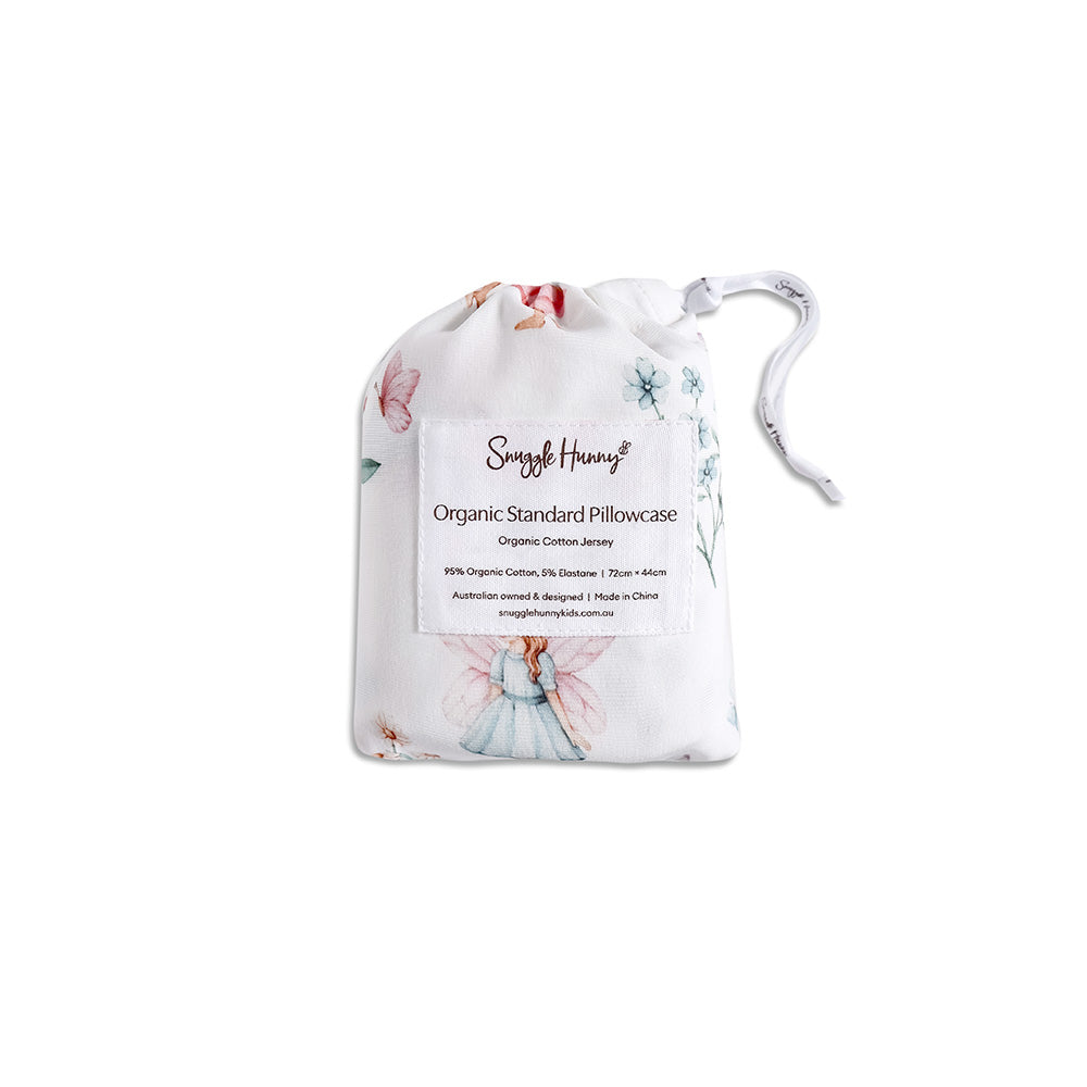 Fairy Garden Organic Cotton Single Pillowcase - View 7