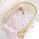 Fairy Garden Organic Bassinet Sheet / Change Pad Cover - Thumbnail 1