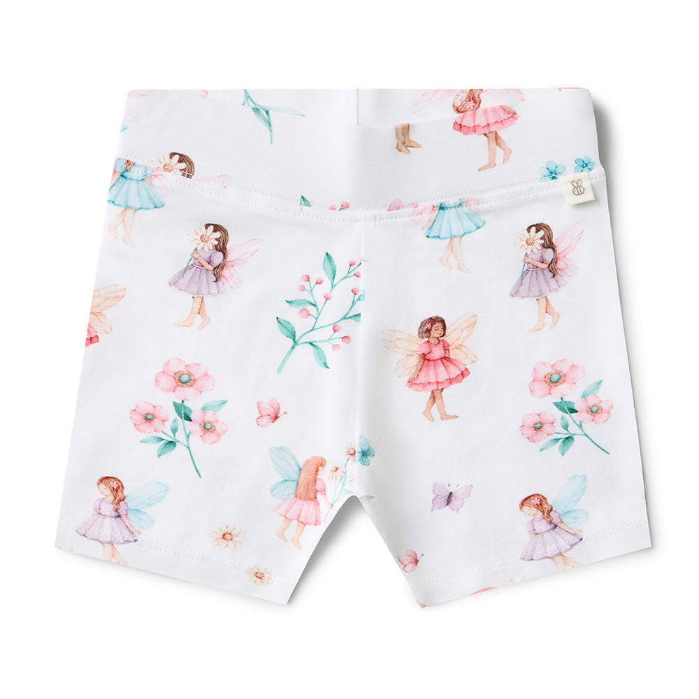 Fairy Garden Organic Bike Shorts - View 2