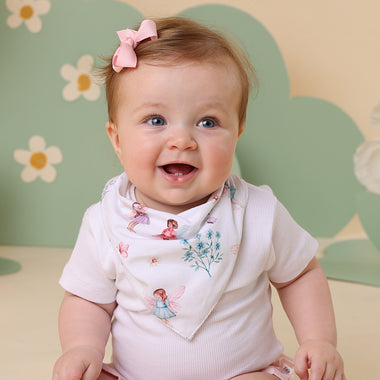 Fairy Garden Organic Dribble Bib | Snuggle Hunny