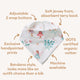 Fairy Garden Organic Dribble Bib - Thumbnail 4