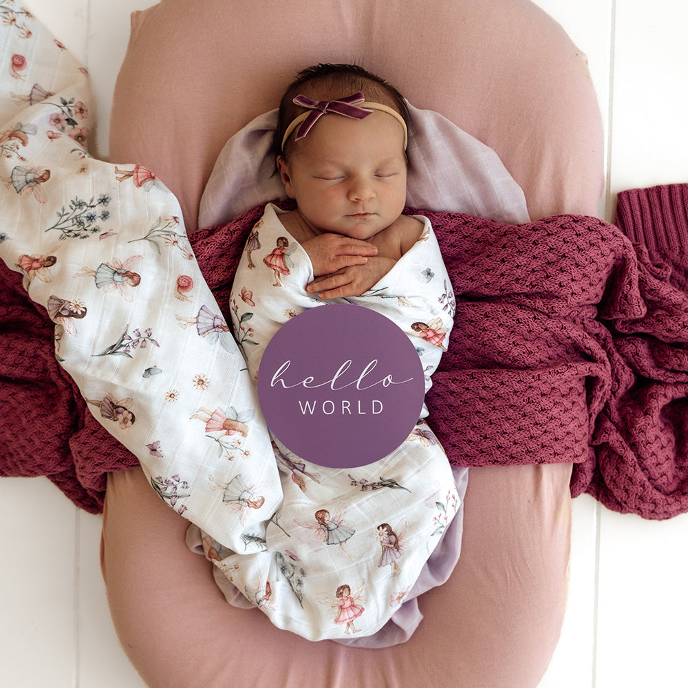 Fairy Garden & Dusk Reversible Milestone Cards - View 2