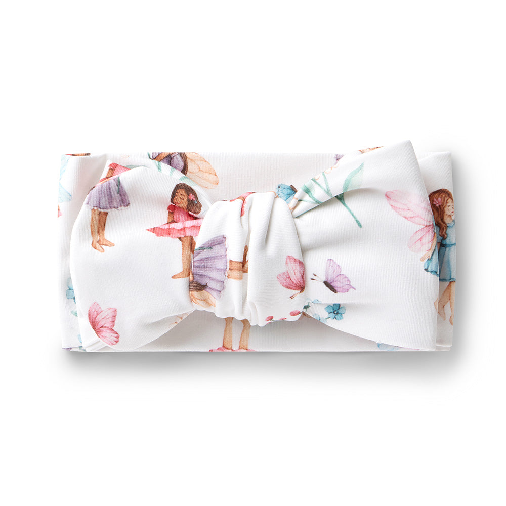 Fairy Garden Organic Oversized Bow - View 2