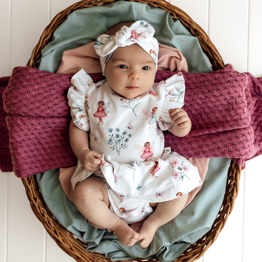 Fairy Garden Short Sleeve Organic Dress - View 3