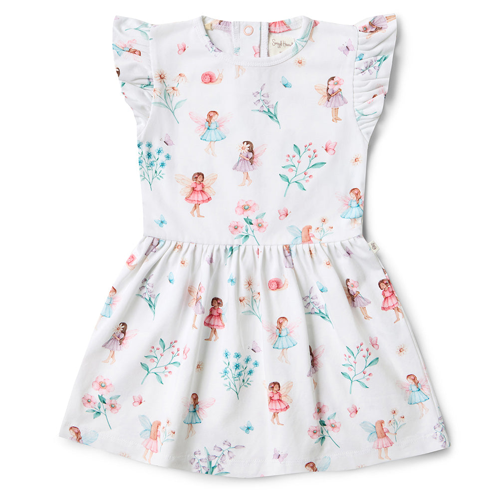 Fairy Garden Short Sleeve Organic Dress - View 7