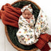 Festive Berry Organic Muslin Wrap - Limited Edition-Snuggle Hunny