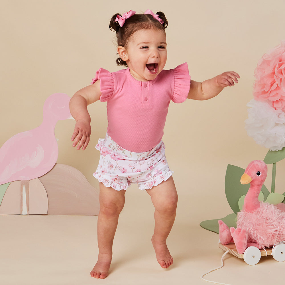 Flamingos Organic Bloomers - View 5