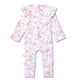 Flamingos Organic Snugglesuit Convertible Romper with Frill - Thumbnail 7