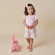 Flamingos Organic Snuggle Overall Shorts - Thumbnail 11