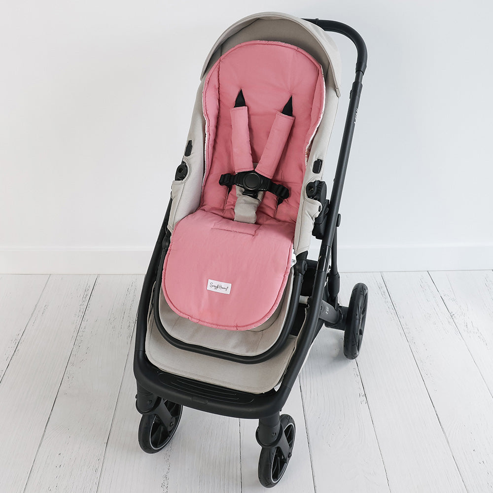 Bundle - Flamingos Pram Liner & Strap Cover Set - View 5