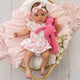 Flamingos Short Sleeve Organic Dress - Thumbnail 16