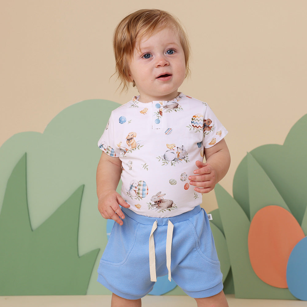 Flopsy Bunnies Short Sleeve Organic Bodysuit - View 1
