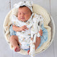 Flopsy Bunnies Short Sleeve Organic Bodysuit with Frill - Thumbnail 11