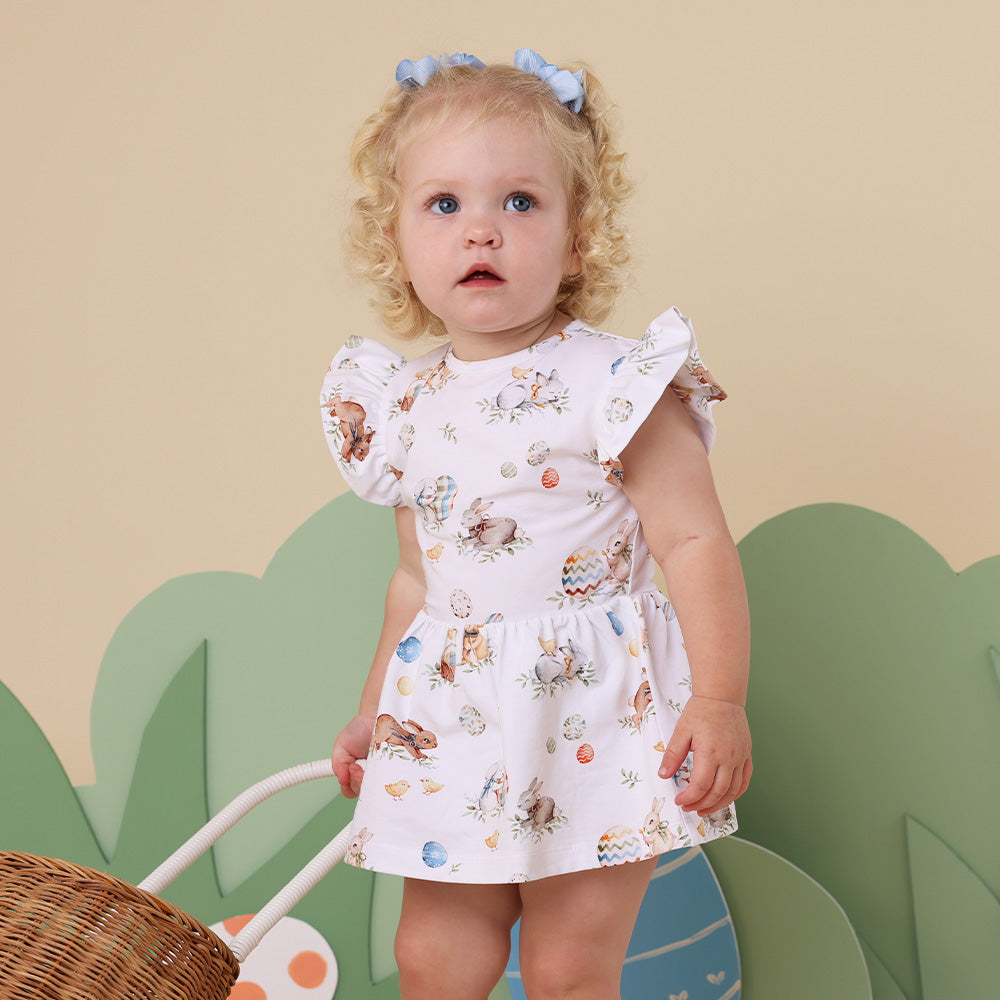 Flopsy Bunnies Short Sleeve Organic Dress - View 10