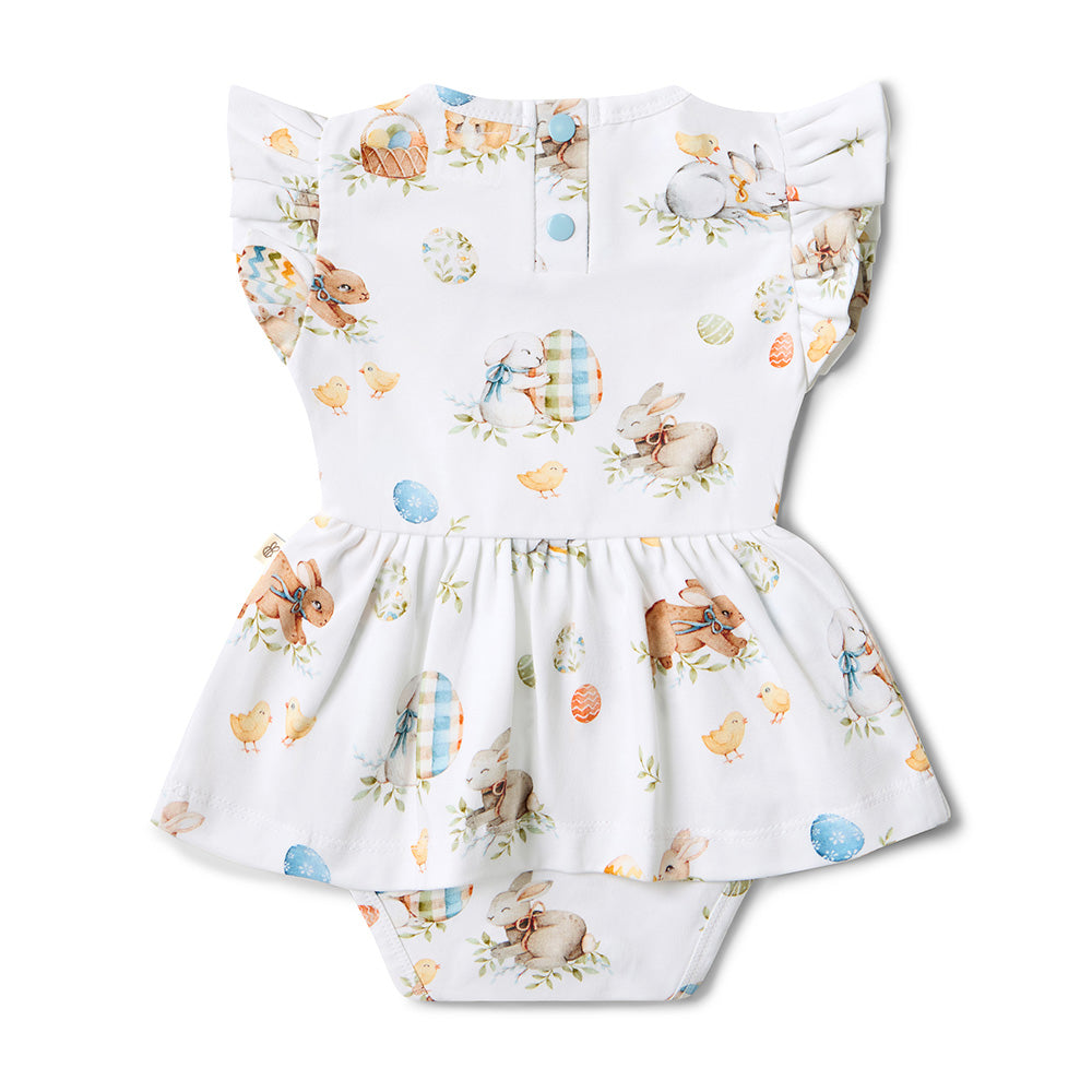 Flopsy Bunnies Short Sleeve Organic Dress - View 9