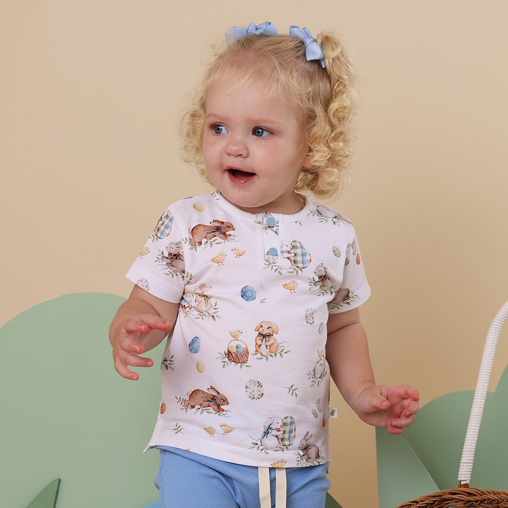 Flopsy Bunnies Organic Short Sleeve Top - View 9