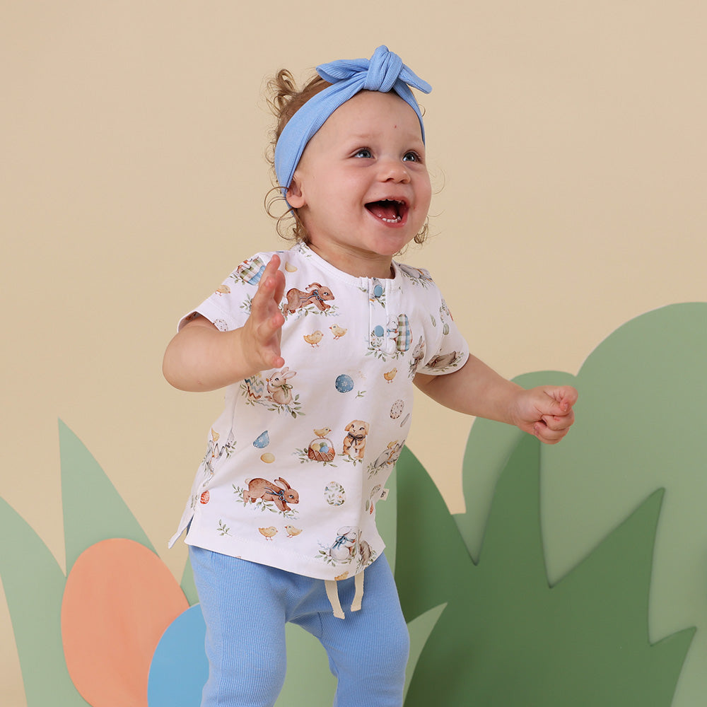 Flopsy Bunnies Organic Short Sleeve Top - View 4