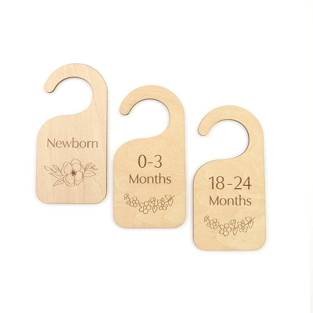 Floral Wooden Wardrobe Dividers - View 2