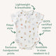 Garden Friends Short Sleeve Organic Bodysuit - Thumbnail 4