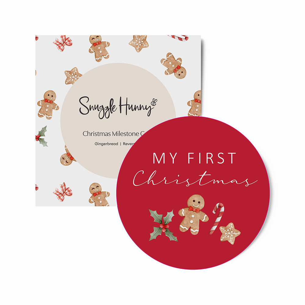 Gingerbread Reversible Single Milestone Card - View 2