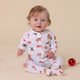 Gingerbread Organic Snuggle Sleepsuit Zip Footie - Thumbnail 3