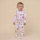 Gingerbread Organic Snuggle Sleepsuit Zip Footie - Thumbnail 7